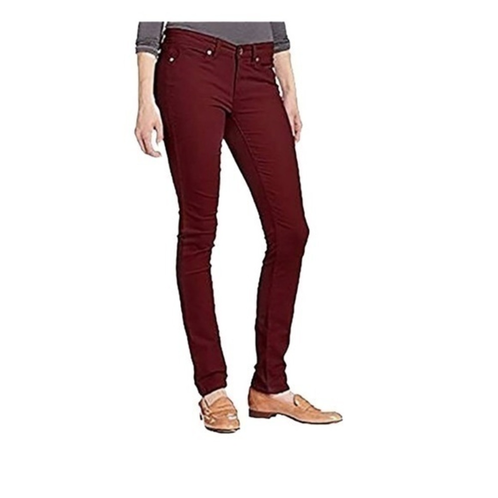 CALVIN KLEIN JEANS plum velvet ultimate skinny jeans size 8x32